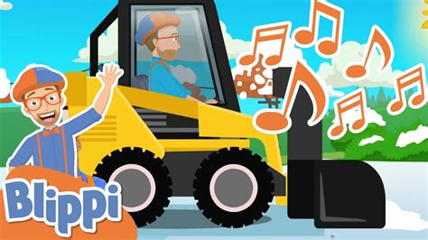 blippi skid steer lyrics|youtube blippi skid steer song.